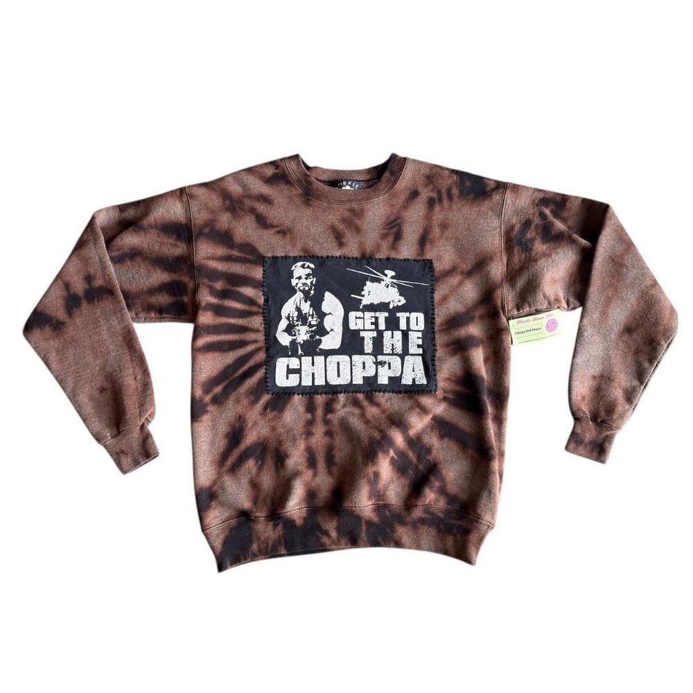 Upcycled Get to The Choppa Sweatshirt